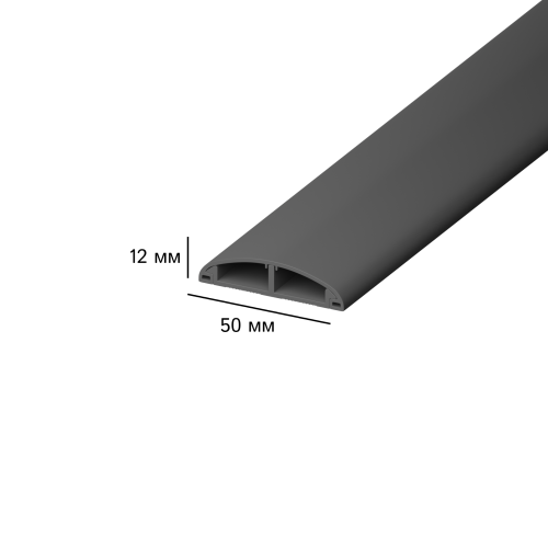 50х12 мм AGIS Profile Cерый