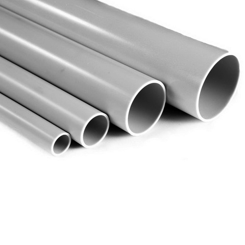 Труба гладкая ПВХ жесткая D25мм серый (60муп) 3 м