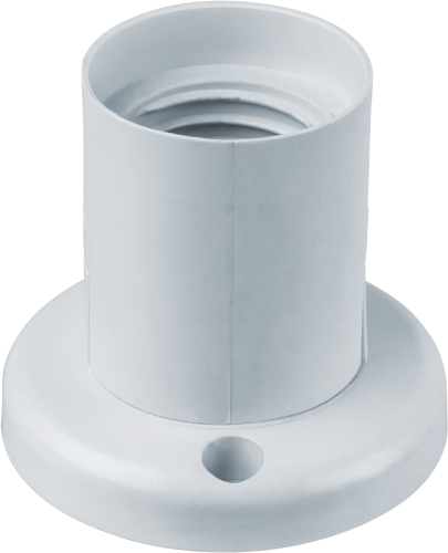 Патрон Navigator 14 017 NLH-PL-W2-E27 пластик потолочный прямой