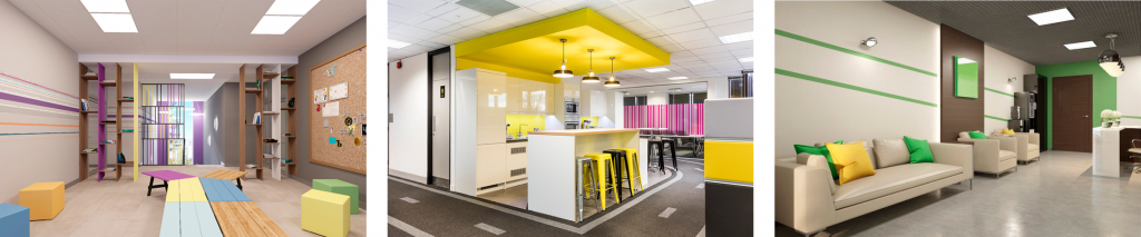 Применение светодиодных панелей